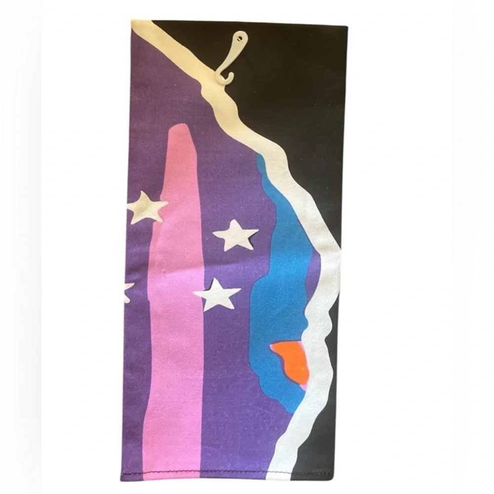Alaskan Tea Towel featuring colorful sunset NWT